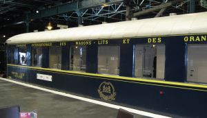 Compagnie Internationale des Wagons - the 'Blue Train' at York Railway Museum