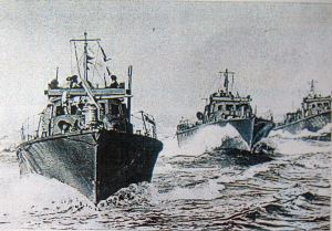 Minelaying Fleet British and Norwegian that operated from Admiralty Pier. David Ryland