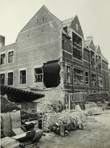 Technical College on Ladywell after a shell had hit Biggin Hall. Kent Messenger Group