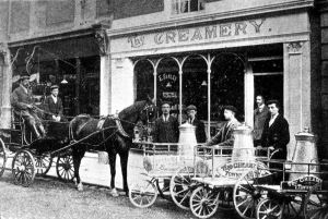 Farley & Woodhams Creamery, Townwall Street 1904