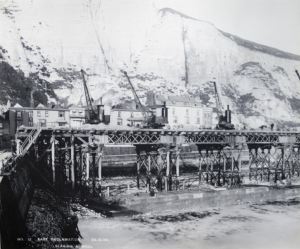 Eastern Arm 1898 note Athol Terrace in background - DHB 