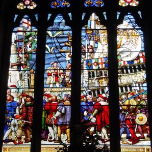 Henry VIII at Dover for the Field of the Cloth of Gold 1520, Maison Dieu. Alan Sencicle 2009