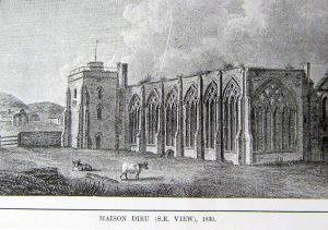 Maison Dieu circa 1830. LS Collection