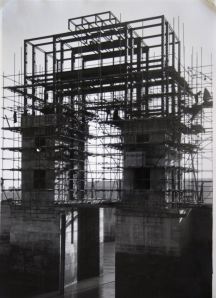 East Portal Concrete Cladding 25.11.1952. DHB - Lambert Weston