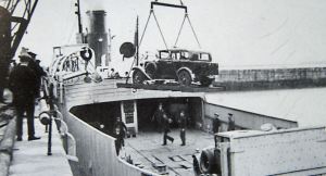 Townsend Brothers Forde alongside Eastern Arm at the Camber pre war.