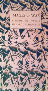 Richard Aldington- Images of War 1919 front cover, designed by Paul Nash and published by Cyril William Beaumont of Beaumont Press