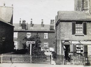 Boundary sign between Charlton with Buckland, London Road, nr Beaconsfield.