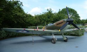 Spitfire replica - Battle of Britain Memorial, Capel. 
