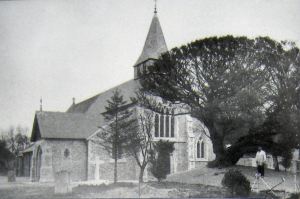 St Andrew's Church, Buckland, circa 1880s. Bob Hollingsbee
