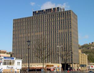 Burlington House 2009 Britannia pub, on left, since demolished. Alan Sencicle 2009