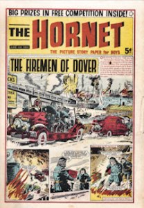  Dover Fire fighters and the Sandhurst Hornet 11.06.1966 front page  DC Thomson & Co Ltd