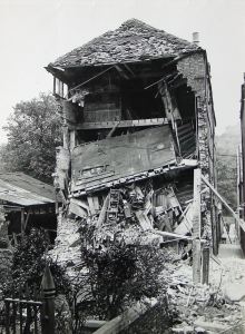 Flashman's Depositary, Dieu Stone Lane shelled 31 March 1941. Kent Messenger Group
