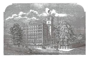 Imperial Hotel Woolcomber Street c 1867. Dover Library