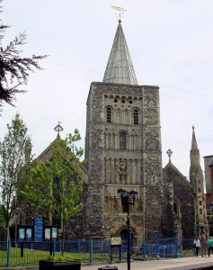 St Mary's Church, Cannon Street where those who lost their lives on the sinking of the Alert cable ship, off Dumpton Gap in February 1945, can be seen. Alan Sencicle 2009