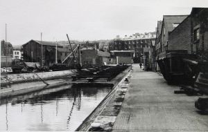 Slipway in Wellington Dock c1970. Dover Library