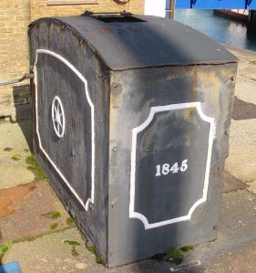 Winch mechanism for Wellington lockgates - 1845