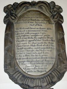 Charles Churchill Memorial, St Mary's Church