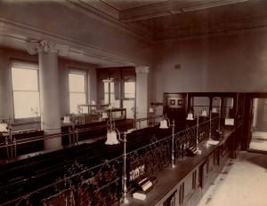 National Provincial Bank, New Bridge House after 1893 refurbishment. Reproduced by kind permission of The Royal Bank of Scotland Group © 2013