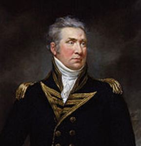 Edward Pellew, 1st Viscount Exmouth (detail) by James Northcote - Internet