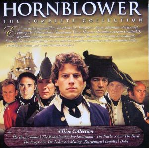 Edward Pellew played by Robert Lindsay first on right of Hornblower played by Ioan Gruffudd - ITV Video
