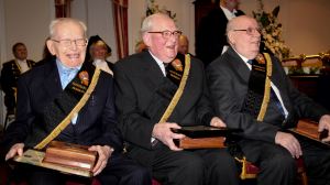 Honorary Freemen - Jack Woolford, John Turnpenny & Bob Tant