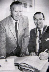 Local Historian, Joe Harman, claimed the right of Freedom through marriage in 1989. 