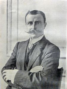 Louis Blériot July 1909. Courtesy of Dover Library