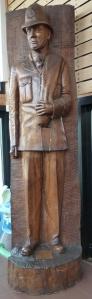  Policeman National Memorial Arboretum , Staffordshire carved by Bob Forsyth of Dover