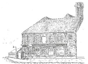 Customs House on Custom House quay built c1670 demolished 1821. Dover Museum