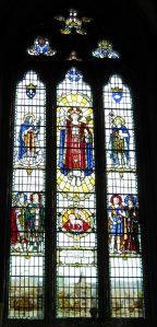 The Great East window and represents God's providence sparing Dover more suffering during World War II 