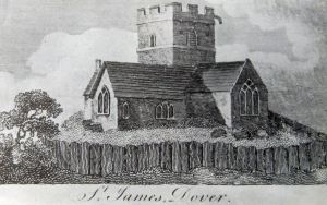 St James' Church - 18th Century sketch St James' Church - 18th Century sketch