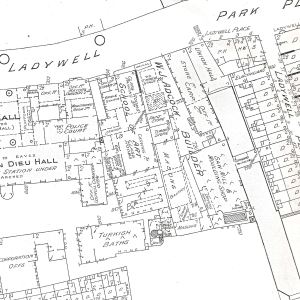 Adcock Buildersyard, Ladywell - Insurance Map 1905