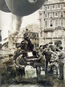 Barrage balloon maintenance crew Granville Gardens. Courtesy of Tim Allen