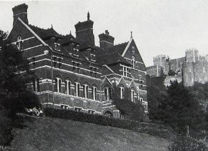 Castlemount built by William Adcock destroyed by fire 1973. Dover Library