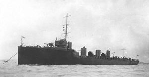 Destroyer Zulu commissioned March 1910 Destroyer Zulu commissioned March 1910