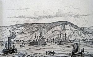 Dover Harbour Entrance by William Heath published 1836 by Rigden. Dover Harbour Board