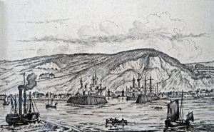 Harbour Entrance - Dover by William Heath published 1836 by Rigden. Dover Harbour Board