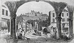 Market Place looking towards Castle Street after the demolition of the Antwerp stables. Dover Museum