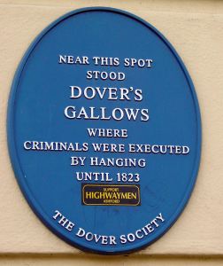 Plaque erected by the Dover Society on the Eagle Hotel, Tower Hamlets. Alan Sencicle