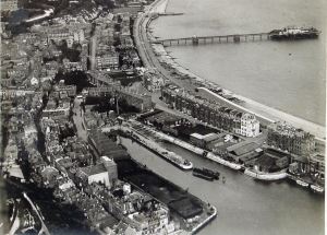 Western Docks 1920s before Promenade Pier was dismantled. Dover Library