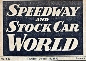 Speedway and Stock Car World that featured Lydden Race Track, 1955. Speedway and Stock Car World that featured Lydden Race Track, 1955.