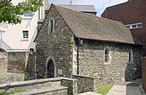 St Edmund's Chapel, Priory Road, dedicated by one Saint to another Saint. Alan Sencicle