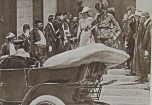 Archduke Ferdinand & wife just before assassination at Sarajavo 28 June 1914 - Robinson Collection