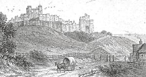 Dover-Deal Road Toll House on right c1860