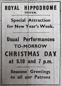 Hippodrome Snargate Street December 1942