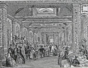 Squiers Bazaar betwix Snargate Street to Northampton Street was a popular private library local youths and 'belles' of the more affluent families would meet!