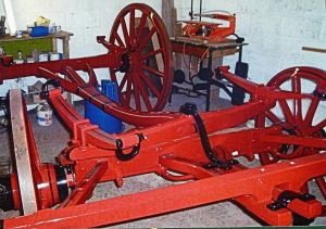 Ackerman Steering of coach during the process of being restored by Tony Newton. Courtesy of Tony Newton