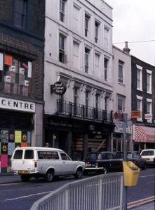 Crypt Restaurant burnt out and left c 1975 eventually demolished in 1985. Dover Museum