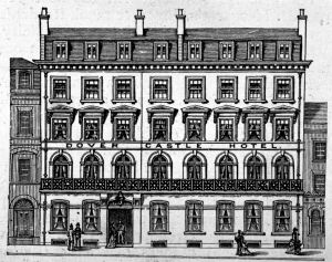 Dover Castle Hotel, 6 Clarence Place in the Pier District. Dover Museum