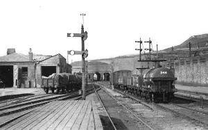 Former Dover Town Station late1920s. Archcliffe Fort on the right. Nick Catford